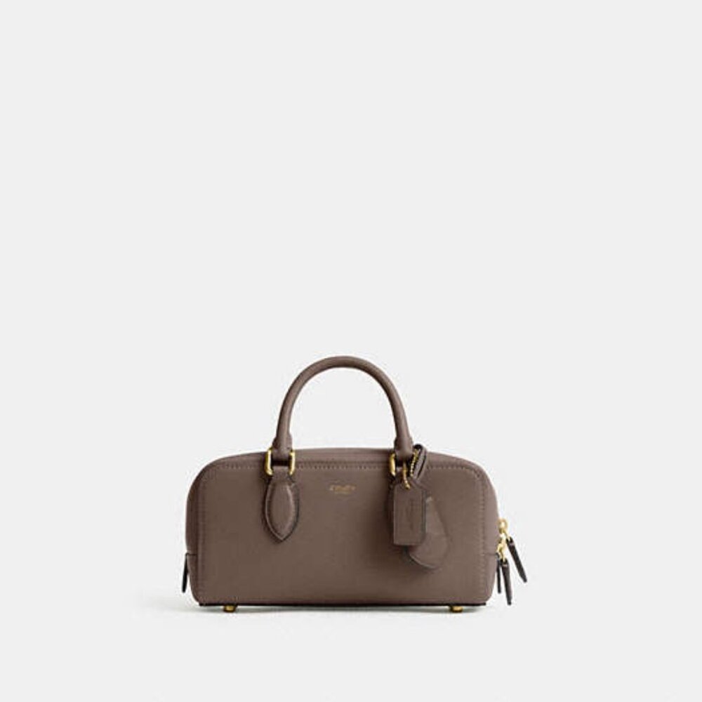 Coach Bowery Satchel 22 - Dark Stone